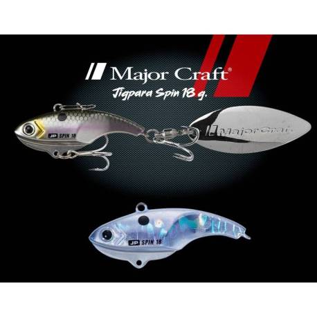 Spinnertail MAJOR CRAFT JIGPARA SPIN FW 4.3cm, 18g, 036 Silver Shad
