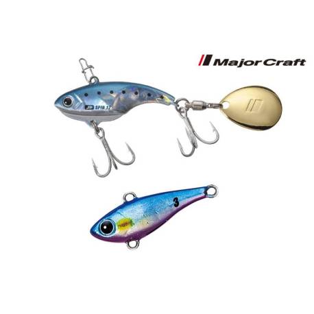Spinnertail MAJOR CRAFT JIGPARA SPIN 3.9cm, 12g, 004 Blue Pink