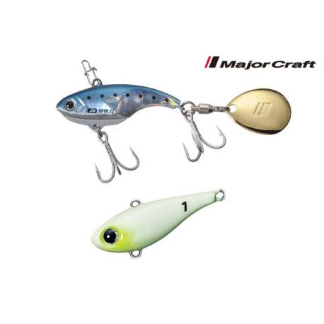Spinnertail MAJOR CRAFT JIGPARA SPIN 3.9cm, 12g, 019 All Glow