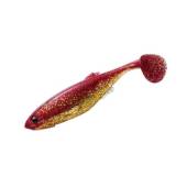 Naluca MAJOR CRAFT STABI SHAD FAT 3.5", 8.9cm, 001 Red Gold, 4 buc/plic