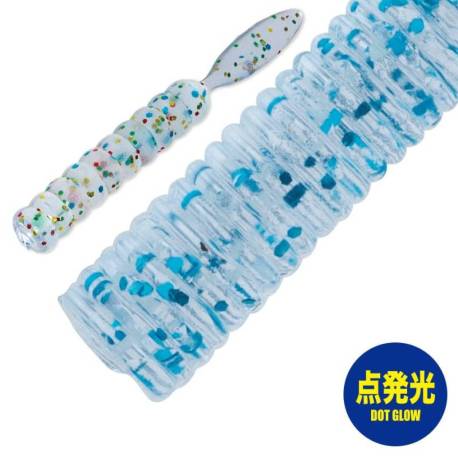 Naluca MAJOR CRAFT AJI-DO WORM CANDOLL 5cm 001 Iwashi Dot Glow 8 buc/plic