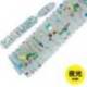 Naluca MAJOR CRAFT AJI-DO WORM CANDOLL 5cm 005 Clear Lame Mashimashi Glow 8 buc/plic