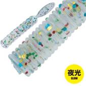 Naluca MAJOR CRAFT AJI-DO WORM CANDOLL 5cm 005 Clear Lame Mashimashi Glow 8 buc/plic