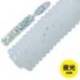 Naluca MAJOR CRAFT AJI-DO WORM CANDOLL 5cm 010 Glow White Silver Lame 8 buc/plic