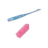 Vierme siliconic MAJOR CRAFT AJI-DO ZANBY 6.3cm 002 Glow Pink, 8 buc/plic