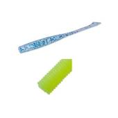 Vierme siliconic MAJOR CRAFT AJI-DO ZANBY 6.3cm 003 Glow Chartreuse, 8 buc/plic