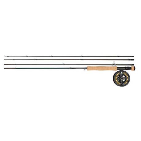 Combo lanseta cu mulineta DAIWA TROUT FLY 1.83m, Clasa 5/6, 4 tronsoane