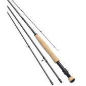 Lanseta DAIWA X4 TROUT FLY 8044-AU 2.44m, clasa 4-5, 4 tronsoane