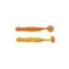 Grub BERKLEY POWER LEECH 5cm, Fluo Orange/Sunshine Yellow, 12 buc/plic