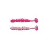 Grub BERKLEY POWER LEECH 5cm, Pink/White, 12 buc/plic