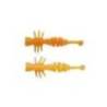 Naluca BERKLEY POWER LARVAE 4cm, Fluorescent Orange/Sunshine Yellow, 12 buc/plic