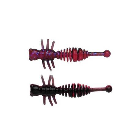 Naluca BERKLEY POWER LARVAE 4cm, SSalmon Egg Red/Black, 12 buc/plic