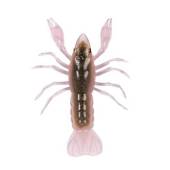 Rac siliconic LIVETARGET CRAWFISH UNRIGGED, 7.1cm, 7.1g, Natural/Pumpkin, 6 buc/plic