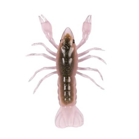 Rac siliconic LIVETARGET CRAWFISH UNRIGGED, 7.1cm, 7.1g, Natural/Pumpkin, 6 buc/plic