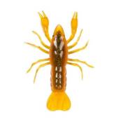 Rac siliconic LIVETARGET CRAWFISH UNRIGGED, 7.1cm, 7.1g, Orange/Green, 6 buc/plic