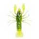 Rac siliconic LIVETARGET CRAWFISH UNRIGGED, 9.7cm, 9.7g, Chartreuse/Green, 5 buc/plic
