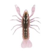 Rac siliconic LIVETARGET CRAWFISH UNRIGGED, 9.7cm, 9.7g, Natural/Pumpkin, 5 buc/plic