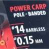 Montura varga GAMAKASTU POWER CARP POLE BANDED Nr.16, 0.14mm, 20cm, 8buc/plic