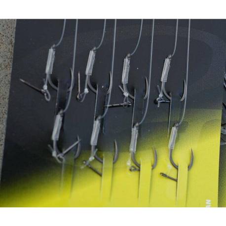Montura GAMAKATSU XS METHOD HAIR RIG BAYONET nr.8, 0.25mm, 15cm, 8 buc/plic