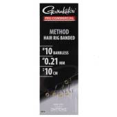 MONT.METHOD HAIR RIG BAYONET NR.10, 0.21mm, 10cm, 8buc/plic