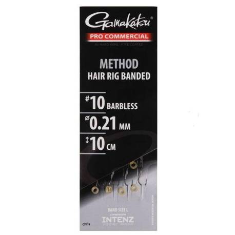 MONT.METHOD HAIR RIG BAYONET NR.10, 0.21mm, 10cm, 8buc/plic