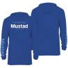 Hanorac MUSTAD Blue Technical Hoodie, marimea S