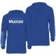 Hanorac MUSTAD Blue Technical Hoodie, marimea L