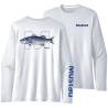 Bluza MUSTAD Seabass Technical Shirt, White, L