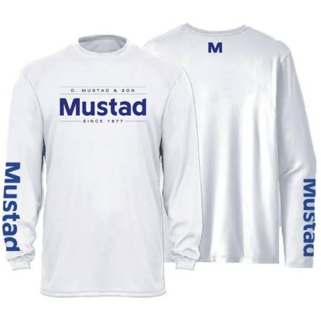 Bluza MUSTAD White Technical Shirt, XXL