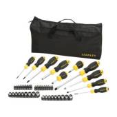 Set de surubelnite STANLEY STHT0-70887, 48 de piese + geanta textila