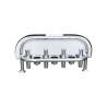 Spatar pentru scaun de barca FISHMASTER Pro Series Leaning Post, aluminiu finisat, fara perna
