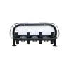 Spatar pentru scaun de barca FISHMASTER Pro Series Leaning Post, aluminiu finisat, fara perna