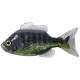 Naluca LIVETARGET SUNFISH UNRIGGED 9.7cm, Black/Green, 3 buc/plic