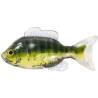 Naluca LIVETARGET SUNFISH UNRIGGED 9.7cm, Green/Cream, 3 buc/plic