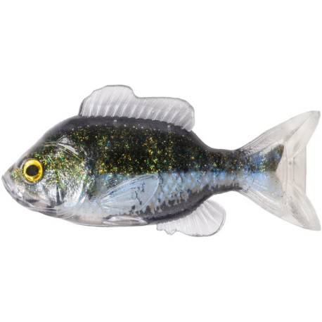 Naluca LIVETARGET SUNFISH UNRIGGED 9.7cm, Green/Pearl, 3 buc/plic