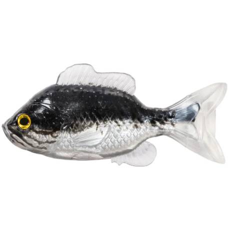 Naluca LIVETARGET SUNFISH UNRIGGED 9.7cm, Black/Silver, 3 buc/plic