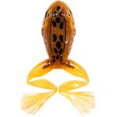Broasca LIVETARGET FREESTYLE FROG UNRIGGED 7,5cm, Orange/Brown, 2 buc/plic