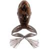 Broasca LIVETARGET FREESTYLE FROG UNRIGGED 6cm, Brown/Black, 3 buc/plic
