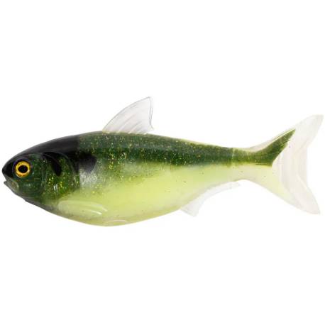 Naluca LIVETARTGET SHAD UNRIGGED 16.5cm, Green/Cream, 2 buc/plic