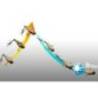 Cicada JACKALL SPEED VIBE 4.2cm, 3.5g, Reaction Gold&Black