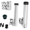 Suport lansete barca GFN 142263 cu montare pe cabina sau balustrade, otel inoxidabil