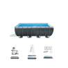 Set piscina supraterana cu cadru metalic INTEX Ultra XTR Rectangular FRAME 549 X 274 X 132cm 26356