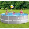 Set piscina cu cadru metalic INTEX PRISM FRAME 366x99cm, sistem de filtrare inclus