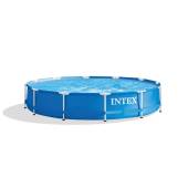 Set piscina cu cadru metalic INTEX Metal Frame 366x76cm, sistem de filtrare inclus