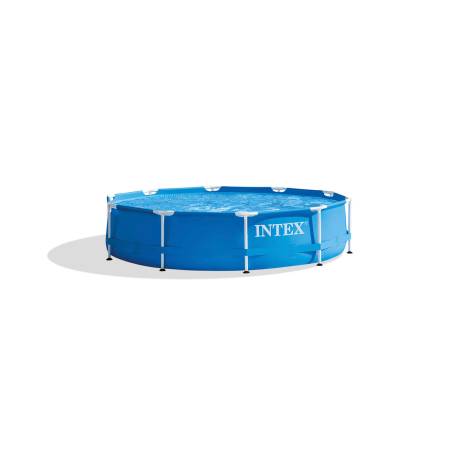 Piscina cu cadru metalic INTEX Metal Frame 305x76cm, sistem de filtrare inclus