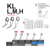 Inel lanseta FUJI ALCONITE CCKLAG Seria K Nr. 5.5L, Frosted Silver
