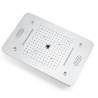 Dus cu montare pe tavan WAINCRIS, 5 functii terapeutice, iluminare LED si bluetooth, inox 580x380mm