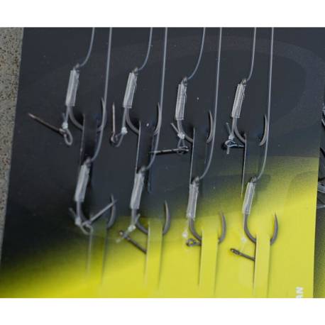 Montura GAMAKATSU XS METHOD HAIR RIG BAYONET nr.14, 0.19mm, 10cm, 8 buc/plic