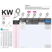 Inel lanseta FUJI ALCONITE CCKWAG Nr.6, Frosted Silver