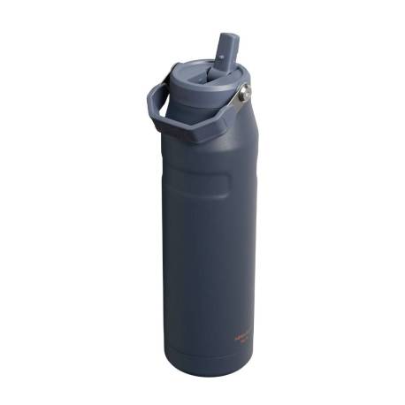 Termos STANLEY IceFlow Bottle Flip Straw 2.0, 1.06L, Gri inchis